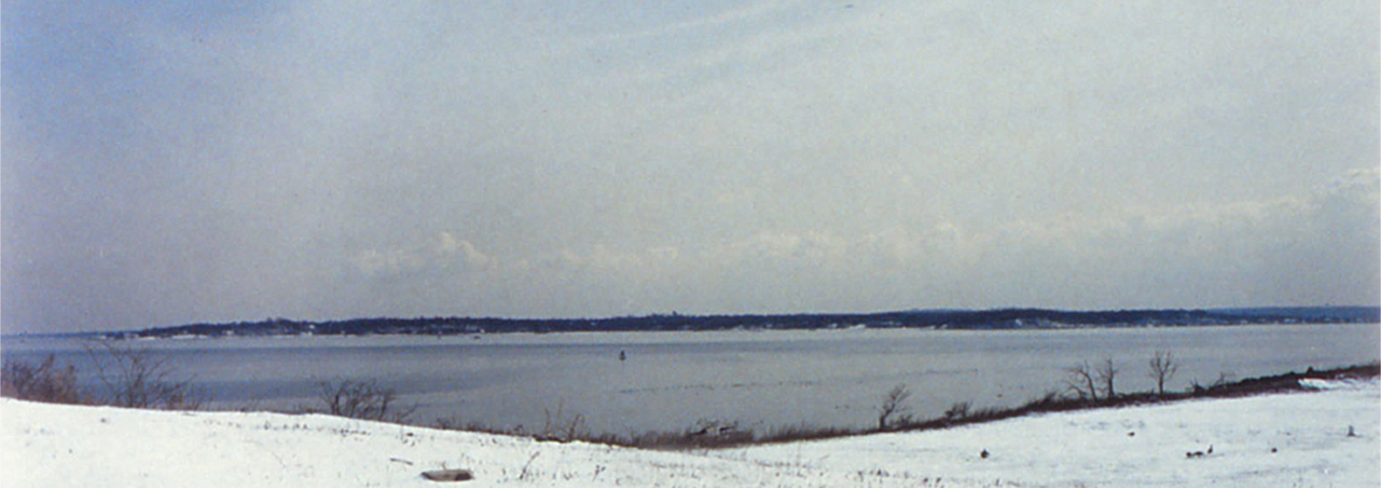 hart island ghosts Image of Hart Island with snow
