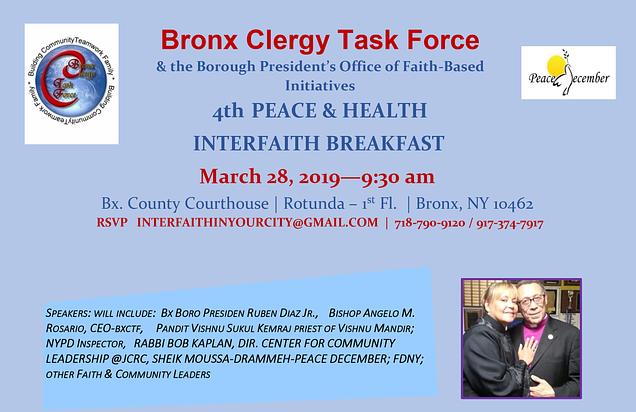 Interfaith Peace & Health Breakfast