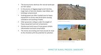 Impact of the Burial Process: Landscape