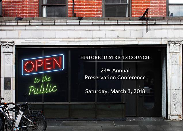 Historic Districts Council Preservation Conference 9:30 - 3:00 PM
